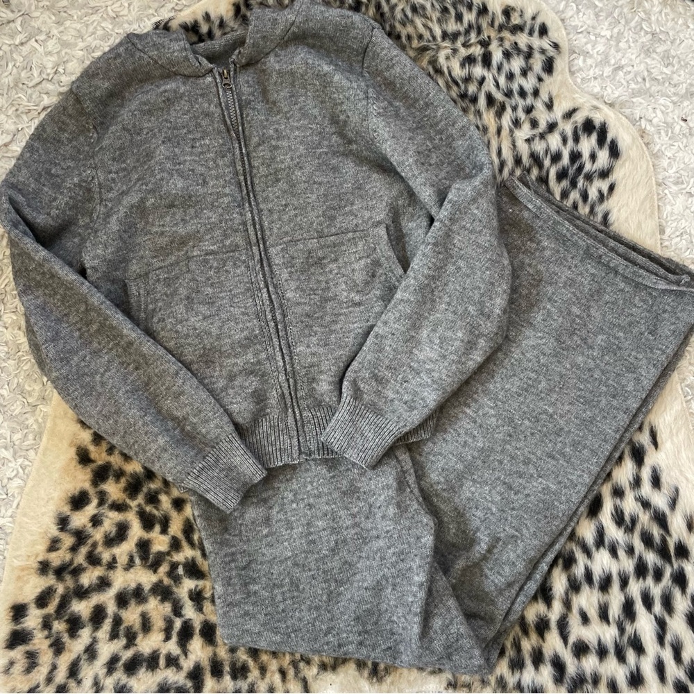 Gray Women's Knit Jumpsuit